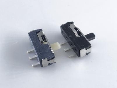 Mini interruptor deslizante, 8,8 × 3,0 × 2,0 mm, SPDT SMD horizontal KLS7-MSS-1270